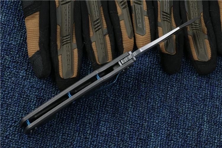 Складной нож Lange ZT0392 лезвие S35VN титановая ручка шариковый подшипник тактический