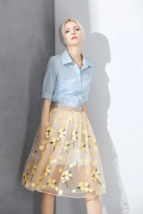 Комплекты для маленьких девочек комплект из 2 предметов синяя рубашка с длинными