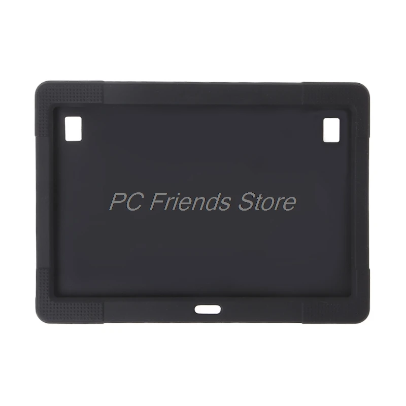 10,1 дюймовый силиконовый чехол для планшета для Tab MTK8752 K107 S107 MTK6592 Tablet-PC Friend - Color: Black