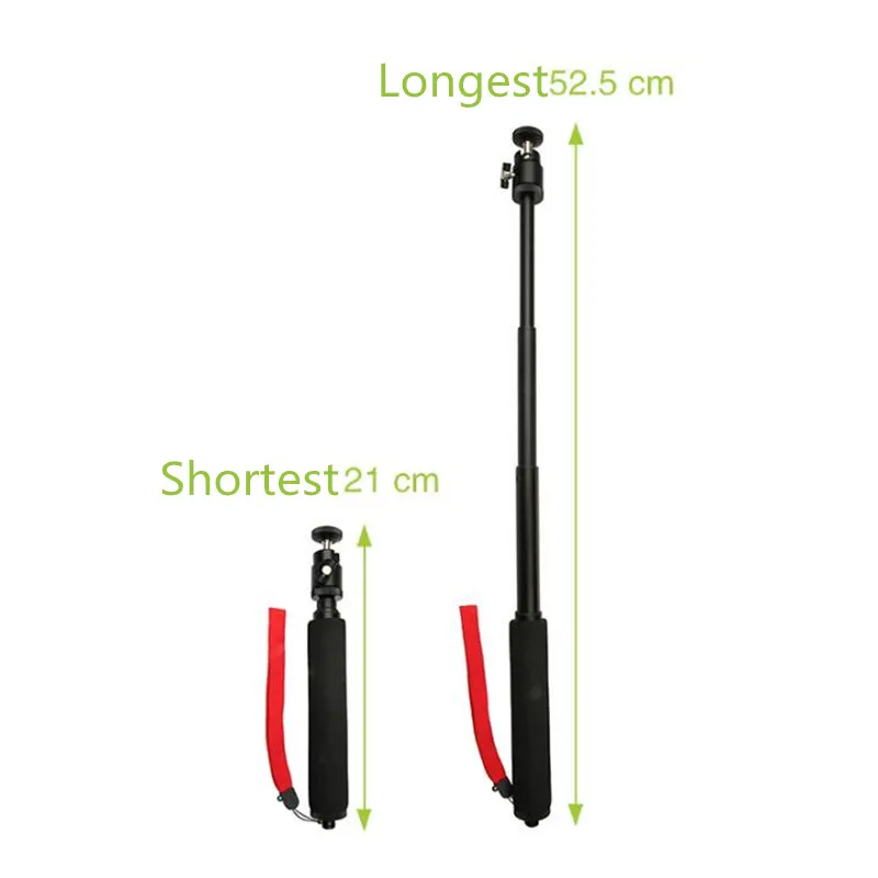 Selfie Stick for Xiaomi Yi 4k Monopod Handheld Pau De Palo For Gopro Hero 4 3 2 Xaomi Sj4000 Action Camera Accessories | Электроника
