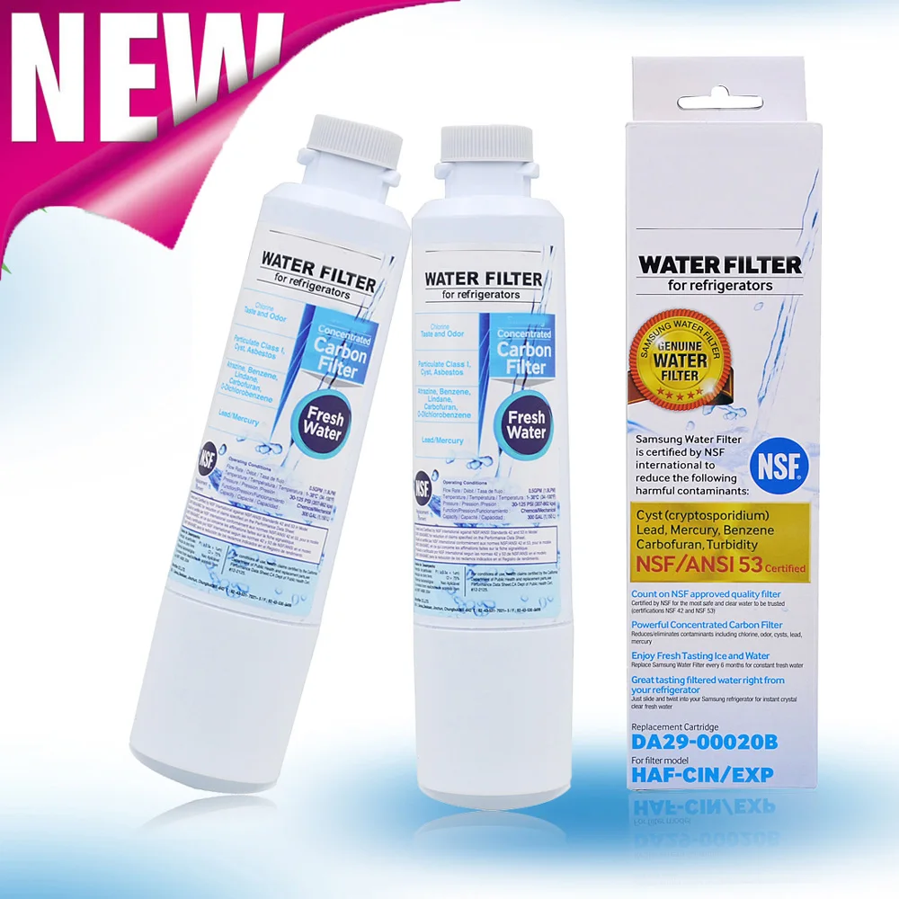 НОВЫЙ Холодильник Фильтр Для Воды Картриджи Фильтры уголь активированный для