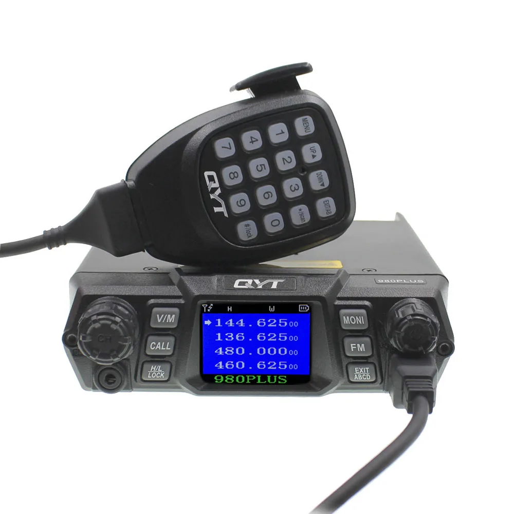 QYT KT 980 plus Walkie Talkie 75W VHF / 55W UHF Dual Band Quad Standby 980Plus Car Radio Mobile Ham Radio|radio mobile|radio radiopower radio |