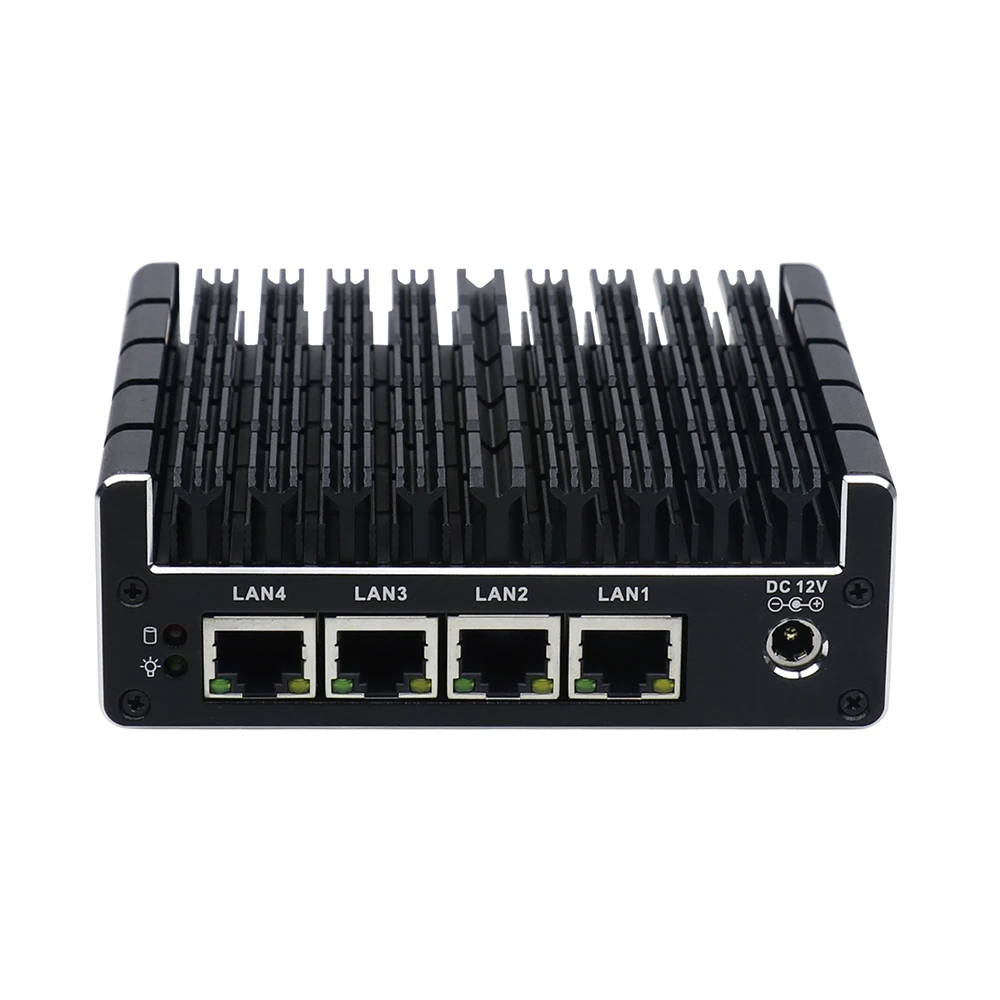 Kingdel мини пк Quad Core HTPC 4 * LAN 2 HDMI 1 COM intel Celeron J3160 неттоп компьютер Pfsense AES NI Micro PC windows 7