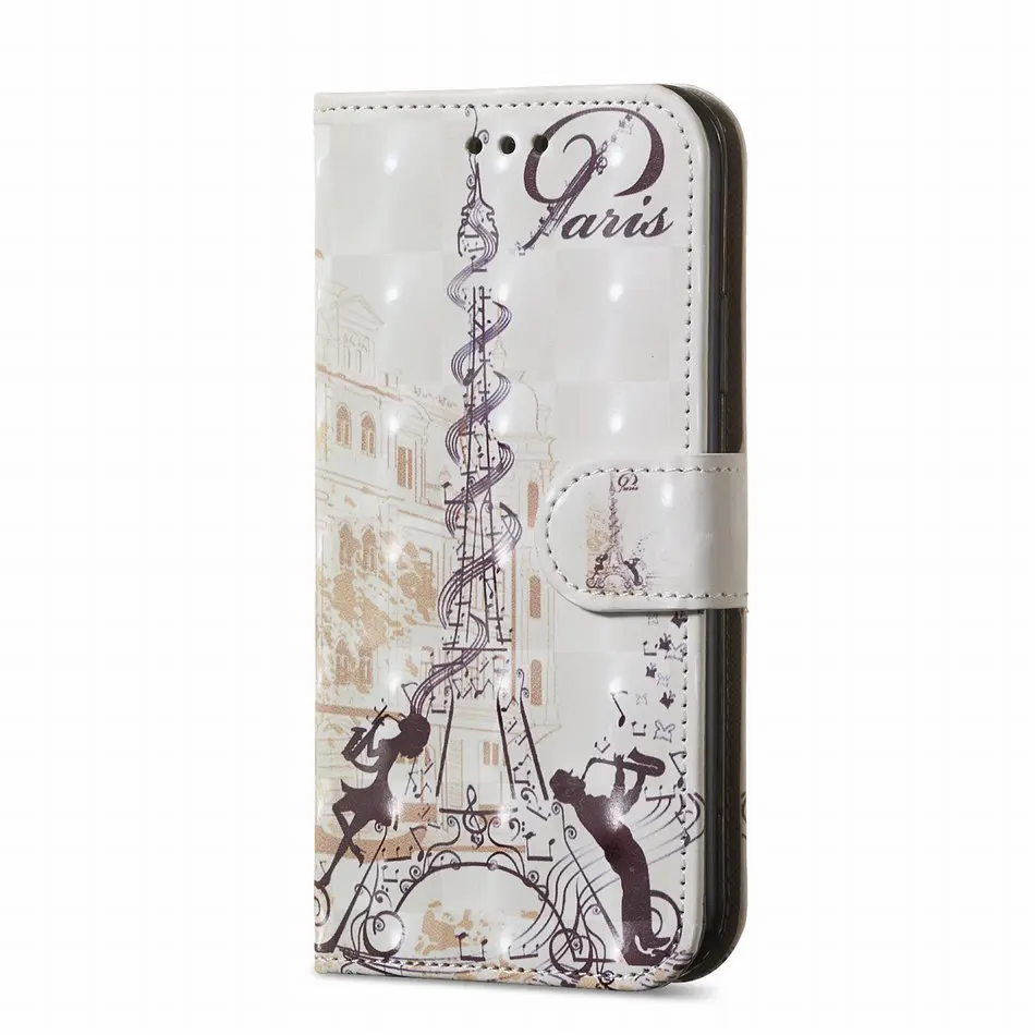 Tower Couple Чехлы с отделениями для карт, Кожаные чехлы Fundas для iPhone XR X XS Max 5 5S SE 6 6S 7 8 Plus, чехлы для книг, сумки для телефонов, фиолетовые бабочки D27Z - Цвет: Tower Couple