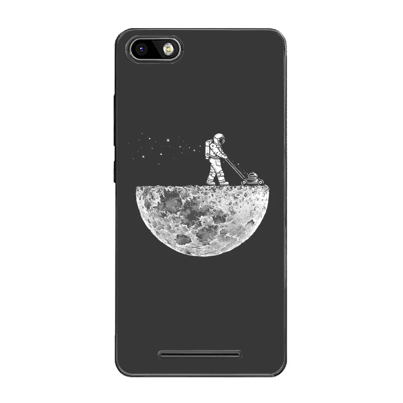 18 QaQsam милый мультяшный Космический Кот Чехол для телефона для Bq Bqs 4072 5020 5022 5035 5037 черный белый чехол для Bq 5050 5058 5059 5070 X Pro - Цвет: 18