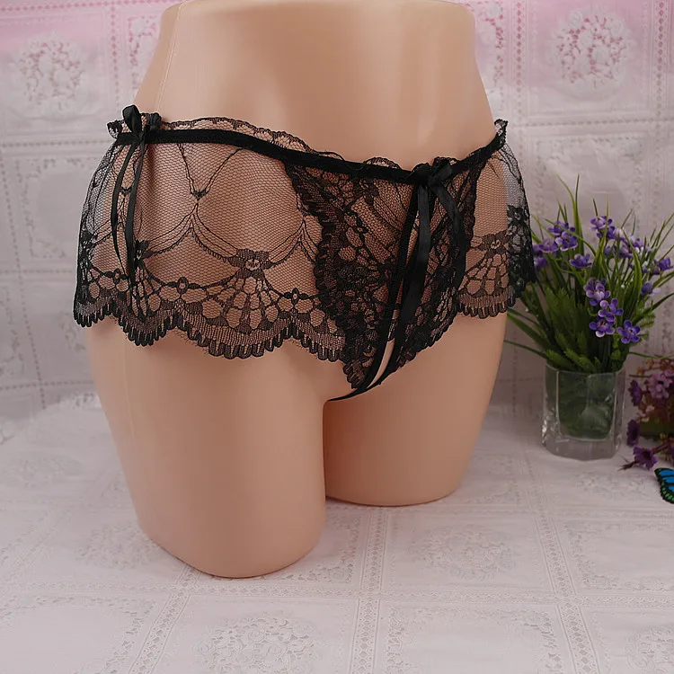 Мужские кружевные прозрачные трусики Sissy сексуальное нижнее белье для геев