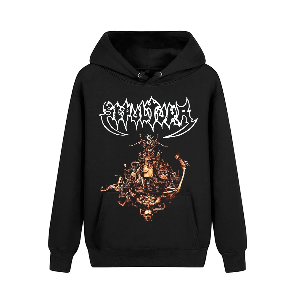 Bloodhoof SEPULTURA тяжелый металл death metal пуловеров толстовок с капюшонами азиатских