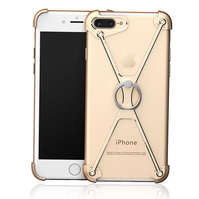 Чехол для мобильного телефона iPhone 7 6 6s 8 X Plus форма ультра-тонкая алюминиевая