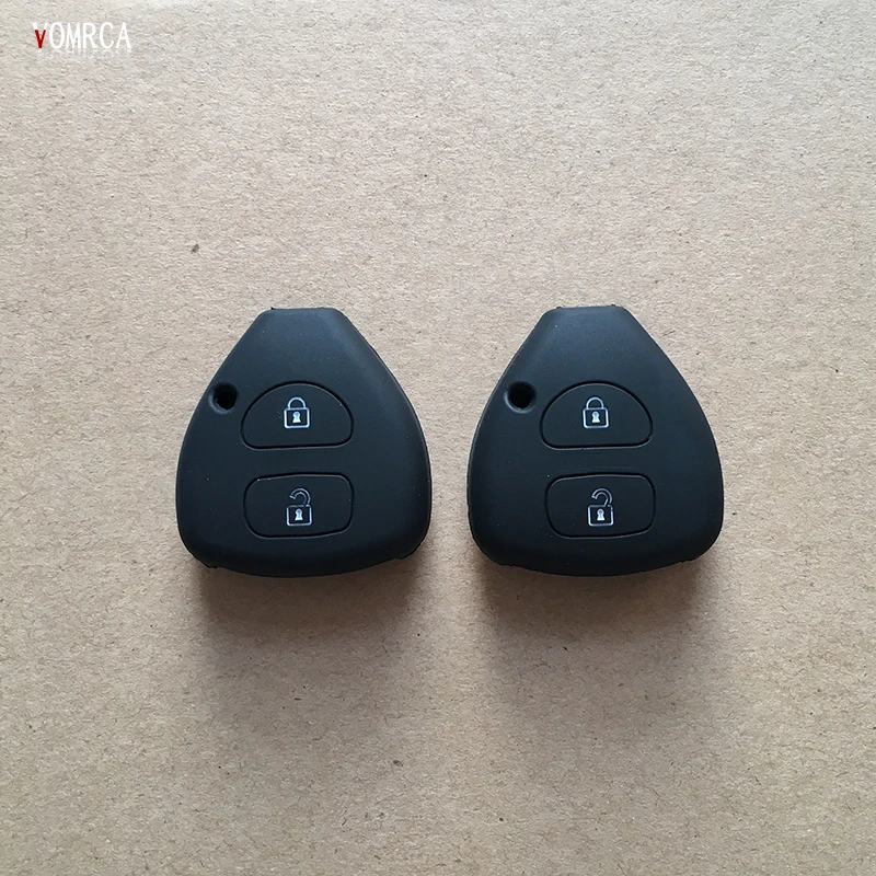 Высококачественный автомобильный силиконовый держатель для ключей Fob чехол