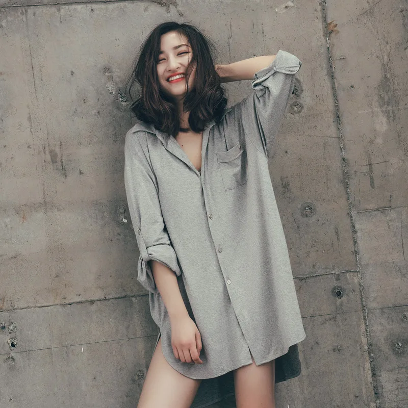 Пижама женская летняя однотонная для сна|Ночные сорочки и пижамы| |