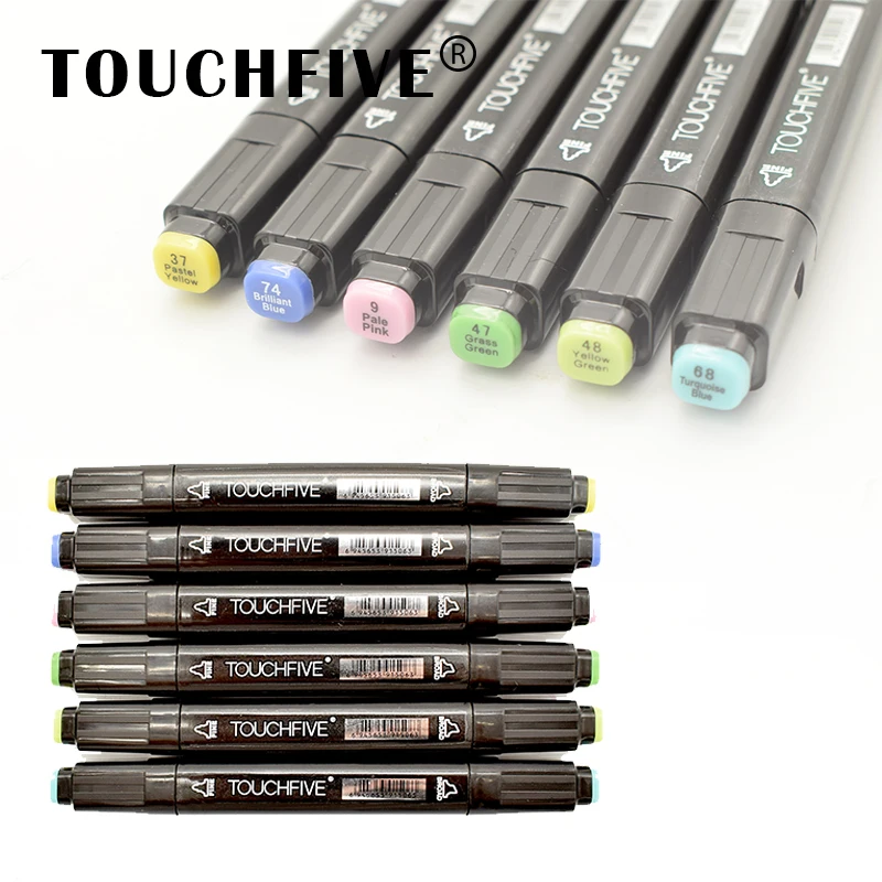 30 шт. Маркеры Ручка TOUCHFIVE Находчивый Маркер Finecolour маркеры рисунок фломастерами офисные ручки для школы студенты поставки