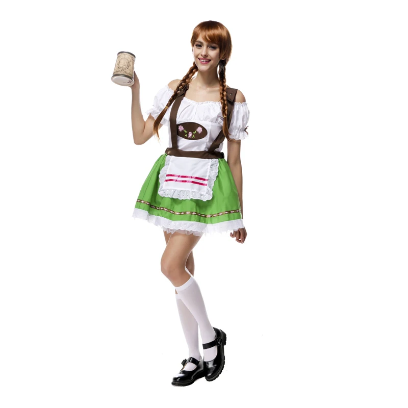 Взрослая Женская пивная девочка Октоберфест милый костюм|beer girl|oktoberfest costumecostume