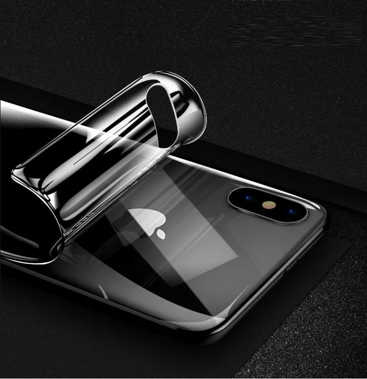 2 шт Передняя и задняя мягкая защитная пленка для экрана iphone X XR XS MAX с инструмент
