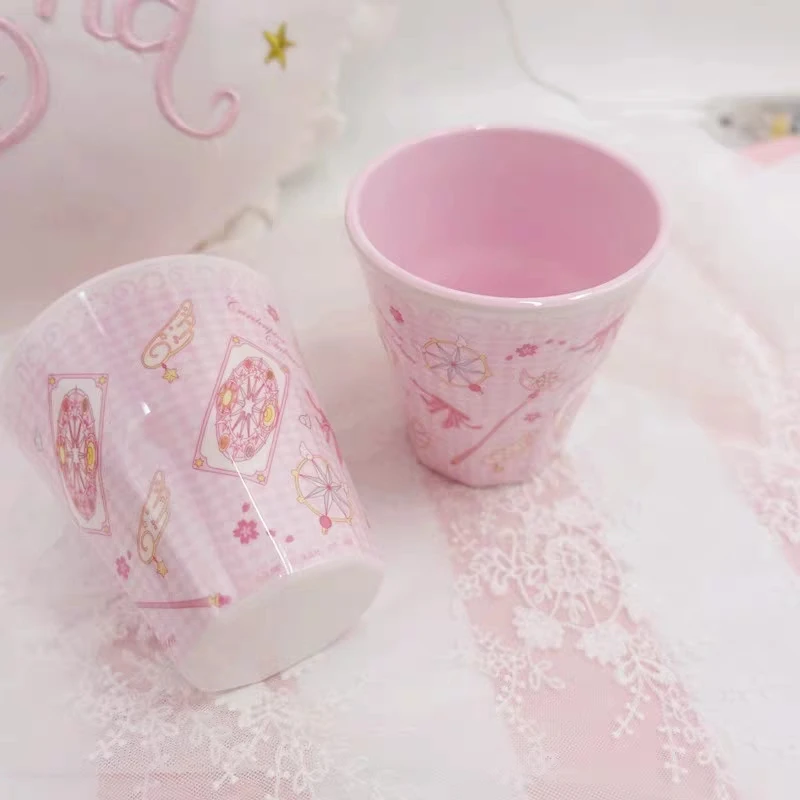Аниме cardcaptor sakura прозрачные карты KINOMOTO SAKURA cup аксессуары