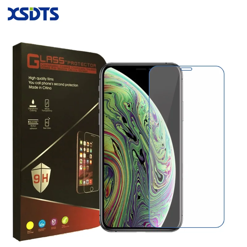 Высококачественное закаленное стекло для iPhone X XR XS Max 4 5 6 6s 7 8 Plus 10 SE Защитная
