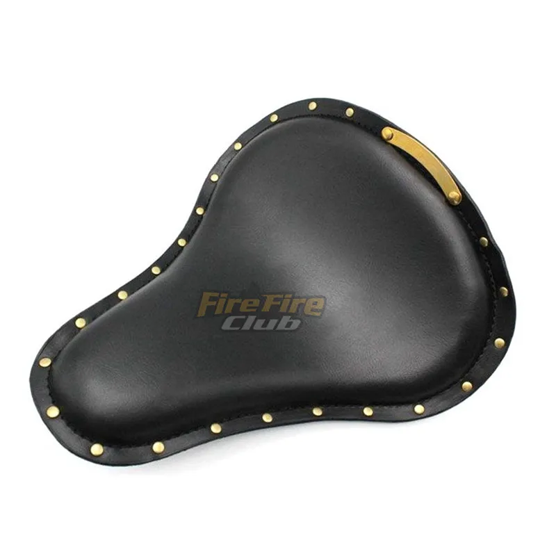 Synthetic Leather Motorcycle Solo Driver Seat Vintage For Harley Sportster 883 1200 XL Dyna Chopper for Honda |