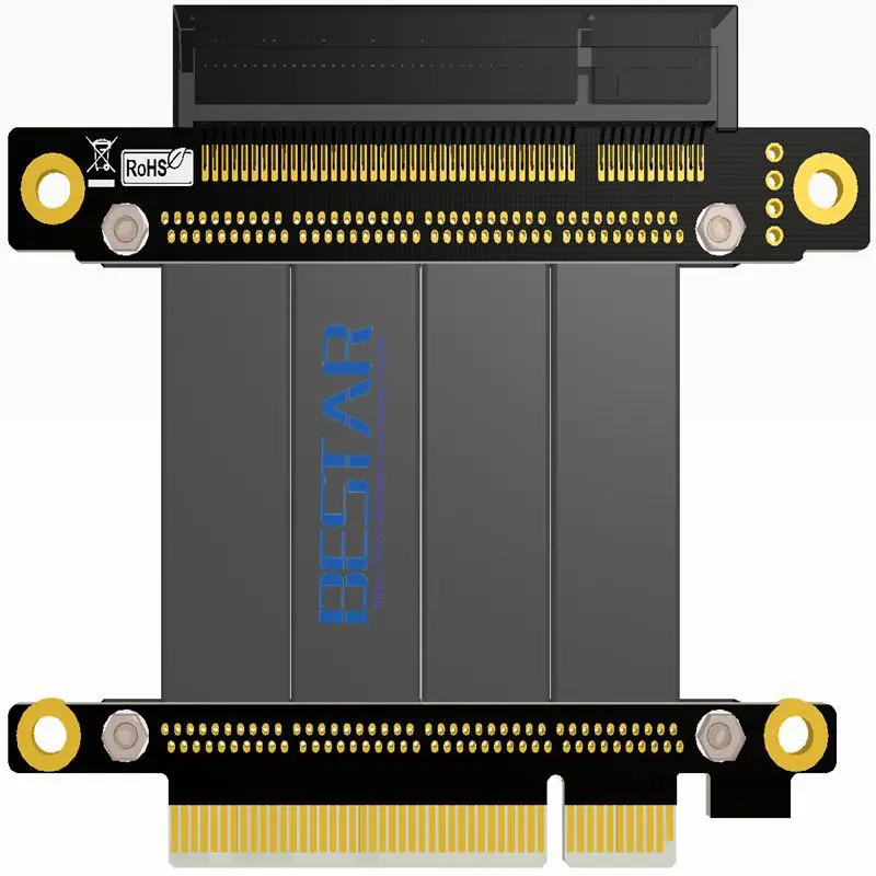 Удлинительный кабель PCIe x8 расширитель переходника 8x PCI e 5 см 10 20 30 50 60 80 100 Gen3.0 для 1U