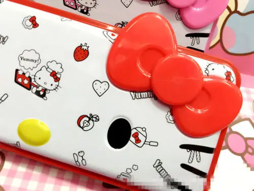 Новая Милая металлическая коробка для ручек и карандашей чехол Hello kitty