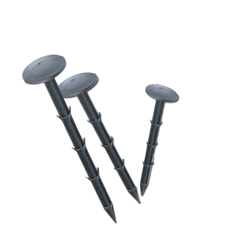 

50Pcs Plastic Garden Stakes Anchors Plastic Landscape Anchoring Spikes For Keeping Garden Netting Down Holding Down The Tarps