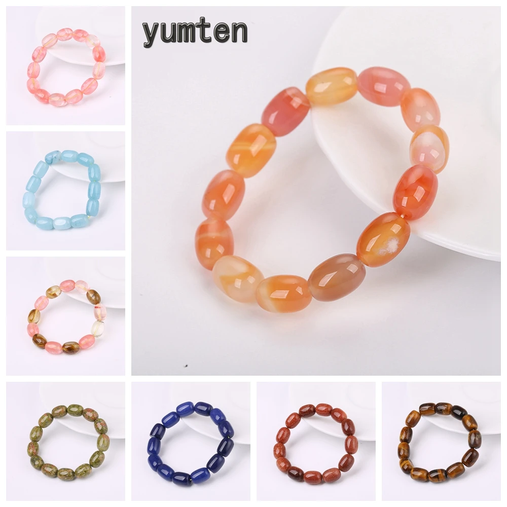 Yumten браслеты из бисера Heal Gems Jwelry женский натуральный камень Классический подарок