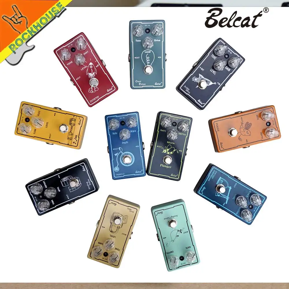 Belcat аналог Chrous гитары педаль эффектов хор ra Stompbox фруктовый и сладкий True Bypass