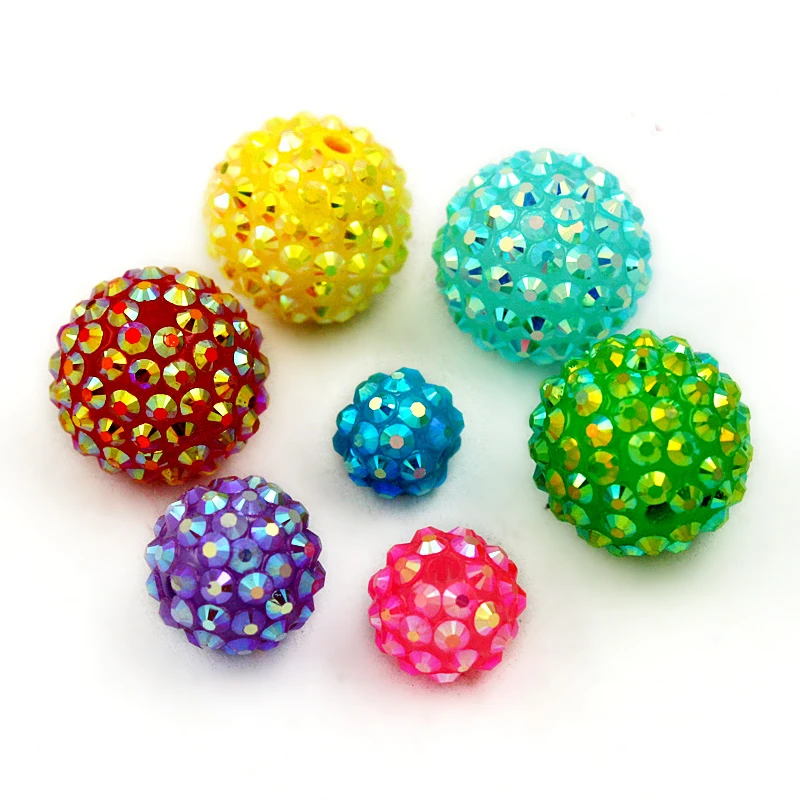 Высококачественные круглые массивные модные полимерные стразы 12 мм/14 мм/16 мм/18