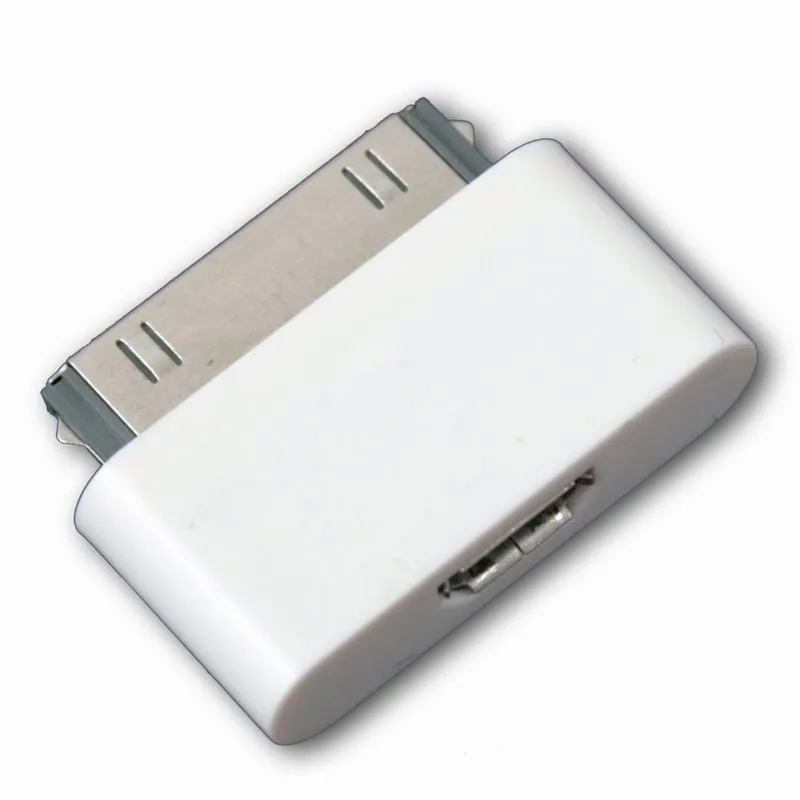 10 шт. 30 pin док кабель Разъем Micro USB зарядное устройство адаптер для ipod ipad 2 iPhone 4 4G 4S 3GS