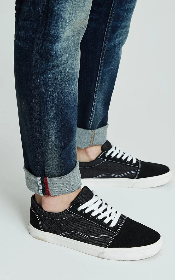 Jack Jones мужские хлопковые однотонные прямые байкерские джинсы мужские потертые джинсы мужские | 218332558