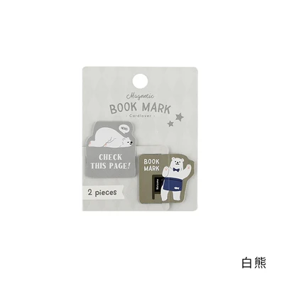 E 2 шт./компл. Kawaii Косплей Shiba кошка Животные магнитная закладка для книги книга держатель подарок школьные принадлежности холодильник Стикеры - Цвет: E