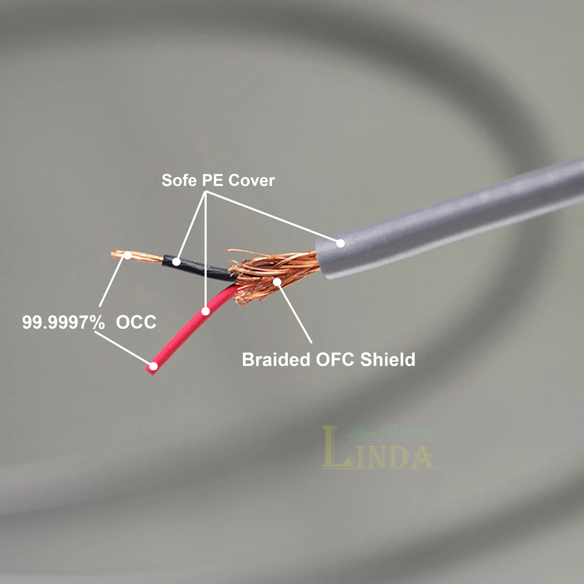 Обновленный аудиокабель 5N OCC для наушников Sony MDR 1RBT 1RNC Z1000 7520 | Электроника