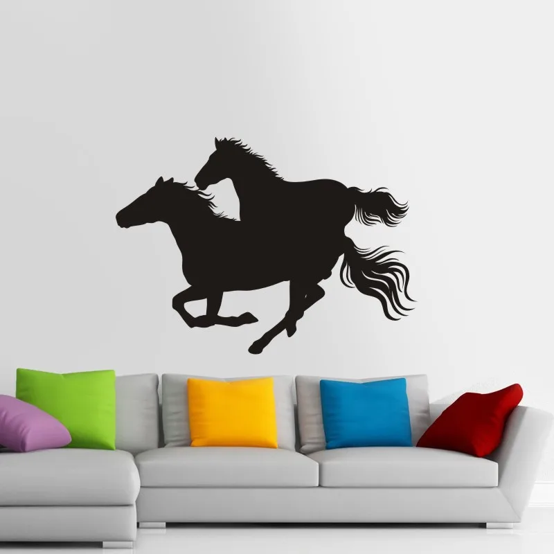 Стикер на стену лошадь El caballo наклейки виниловые декоративная наклейка для