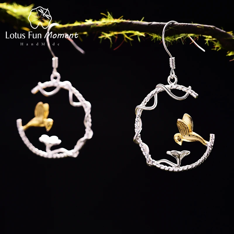 Lotus Fun Moment реальные 925 серебро творческий ручной Модные украшения идеальный