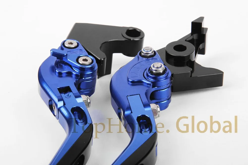 ЧПУ Складные и выдвижные рычаги тормозной муфты для YAMAHA YZF R1 2004 2008 синий/черный 2005