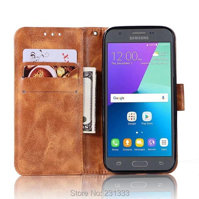 Защитный чехол C-ku Матовый кожаный чехол-бумажник в стиле ретро для Samsung Galaxy NOTE 8 S8