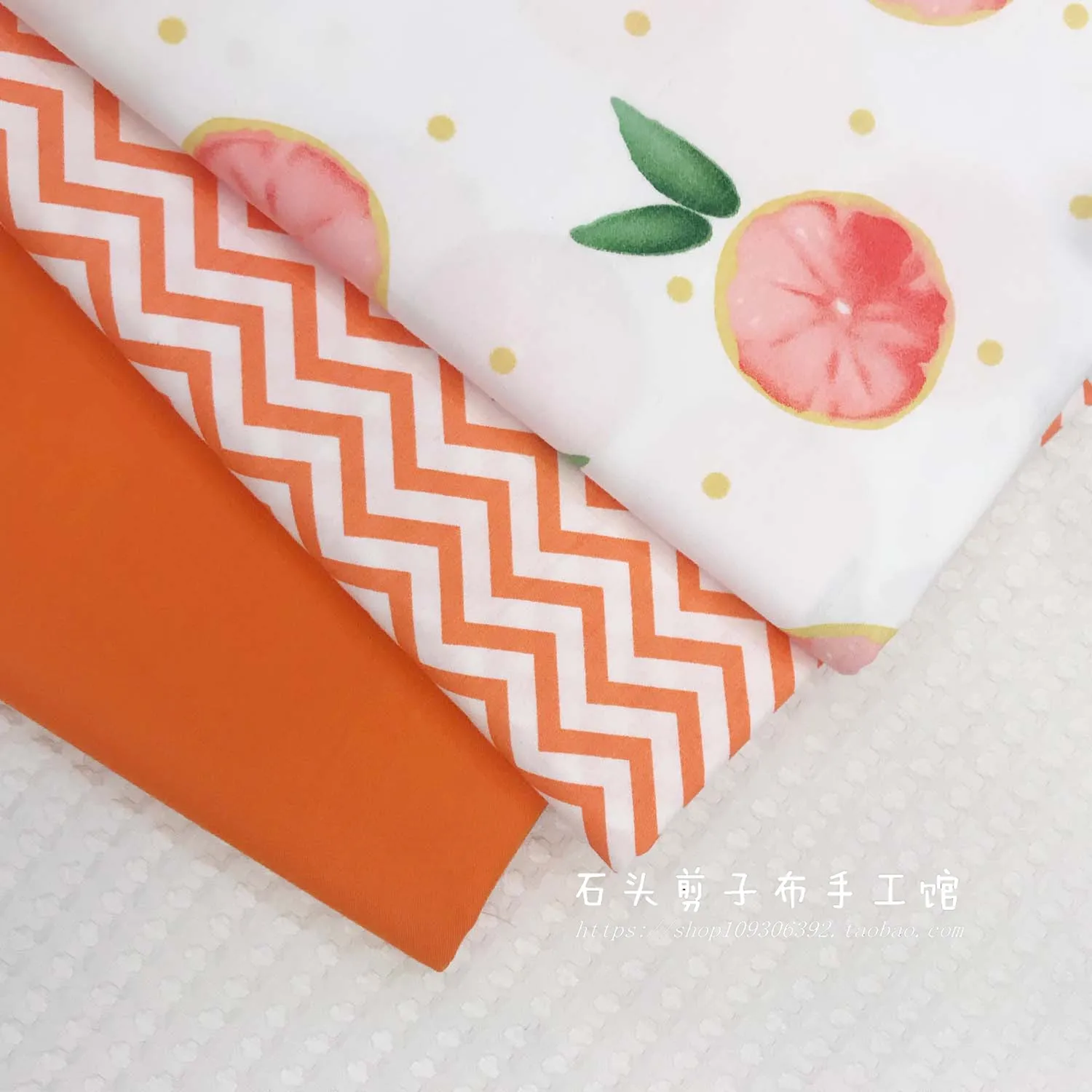 160 см * 50 Хлопок Ткань Мультфильм оранжевый грейпфрут ткань Сделай Сам детское