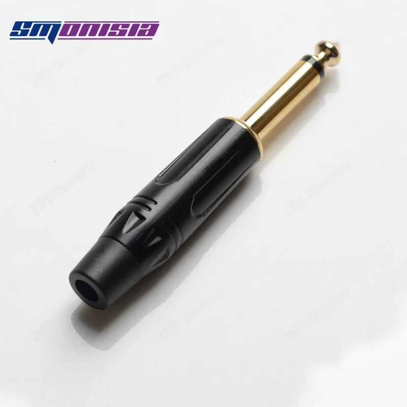 10 шт. 1000 штекер для микрофонной аудиоконсоли TS 6 35 5|plug connector|plug 6.35plug audio |