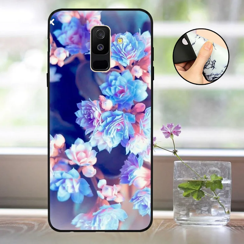 Чехол для Samsung Galaxy A6 2018 A600F чехол телефона + силиконовый Матовый Бампер Capa Plus