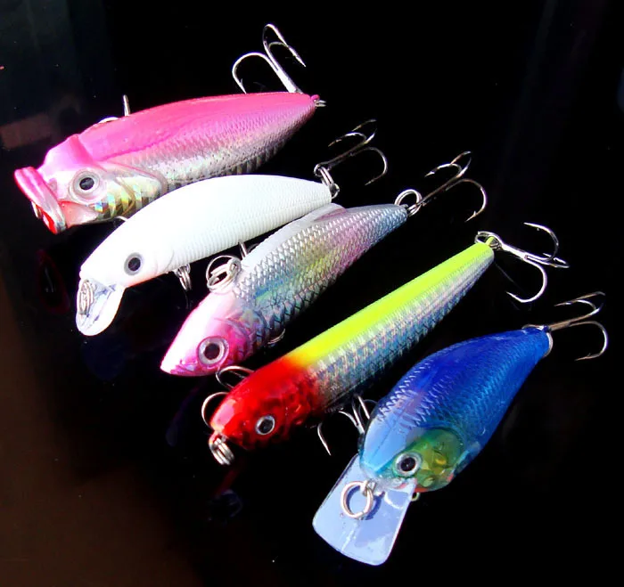 Приманка 2016 приманка для рыбалки набор со твердая VIB Поппер Карандаш воблер