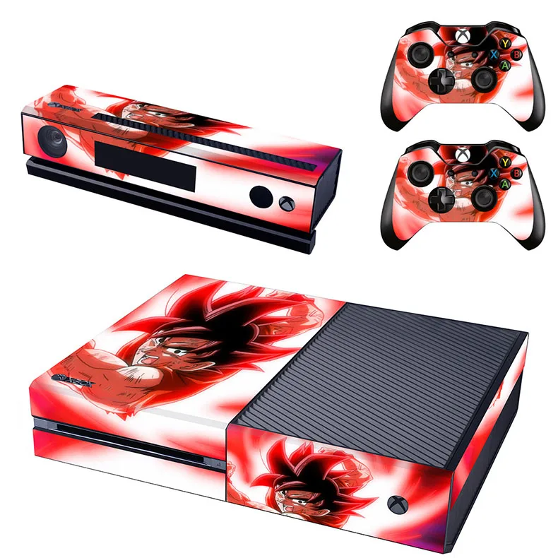 Dragon Ball X box одна консоль виниловое покрытие наклейки pegatinas Adesivo наклейка для Xbox one консоль Kinect два контроллера