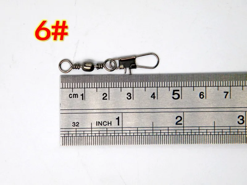 Enjort 20pcs Stainless steel swivels interlock snap fishing lure tackles winter gear accessories Connector copper swivel | Спорт и