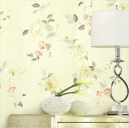 The head of a bed big Peony Chinese bird and flower plant wallpaper green covered the porch sitting room TV background wallpaper|wallpaper for