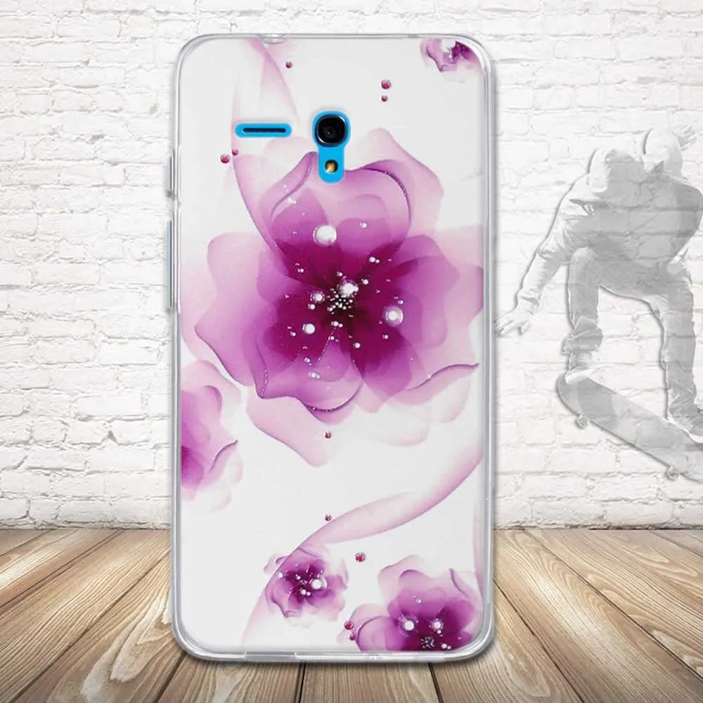 Чехол для Alcatel One Touch Fierce XL 5054D мягкий силиконовый чехол из ТПУ 5054 чехол|Бамперы| |