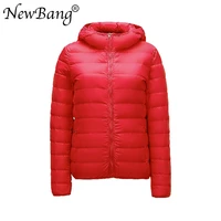 newbang brand 6xl 7xl 8xl large size womens down jacket ultra light down jacket women winter windproof feather coats