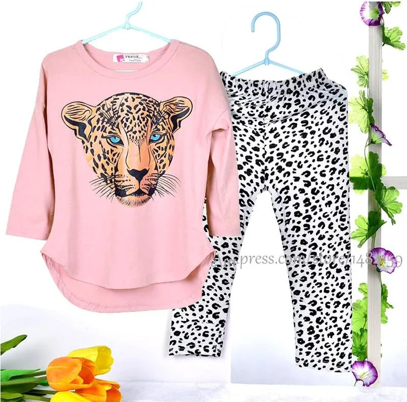 HELLO KITTY Комплекты одежды для девочек весна хлопок милый костюм для рубашка для девочек+ штаны комплект одежды для детей высококачественная одежда комплект