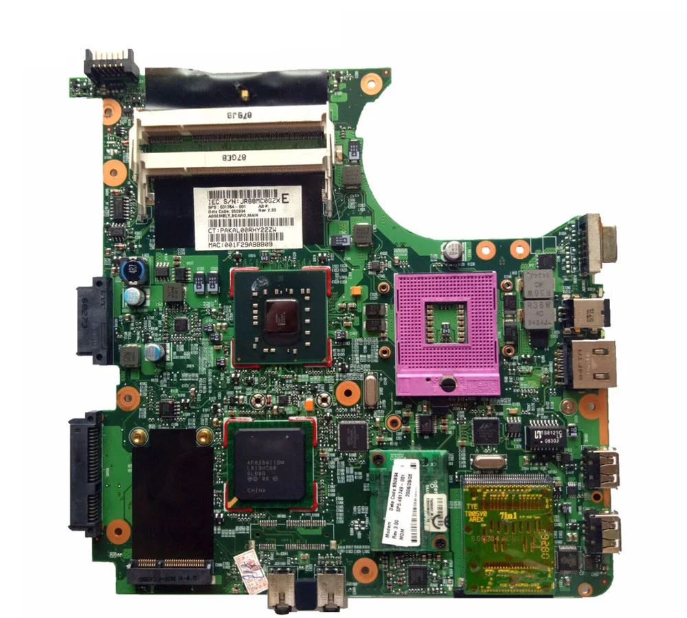 SZWXZY отлично подходит для материнской платы ноутбука HP 6730S 6530S 501354 001 материнская