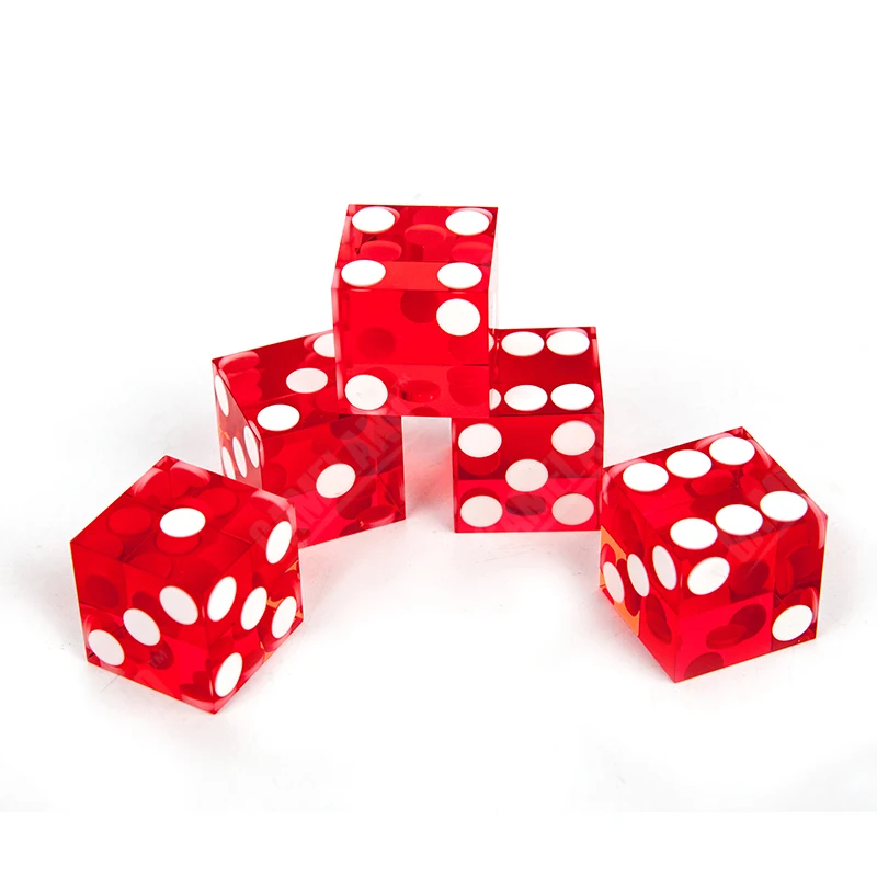 Акрил Dice 19 мм под прямым углом Германии кубики высокое качество прозрачный
