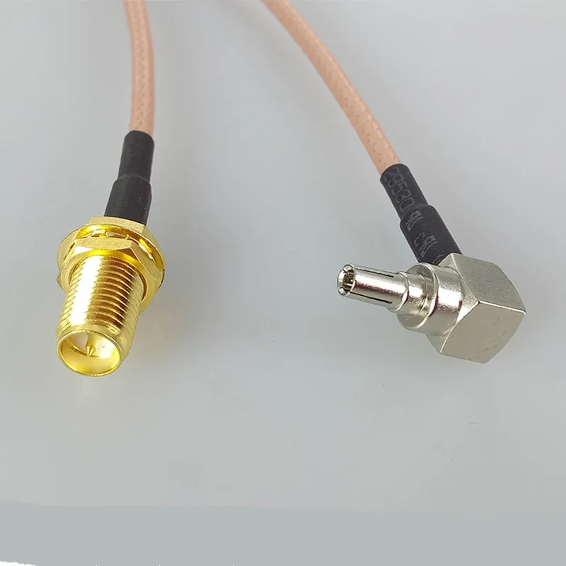 1 шт. RP SMA Female to CRC9 Male правый угол RF кабель RG316 Pigtail 15 см 6 дюймов для HUAWEI 3G