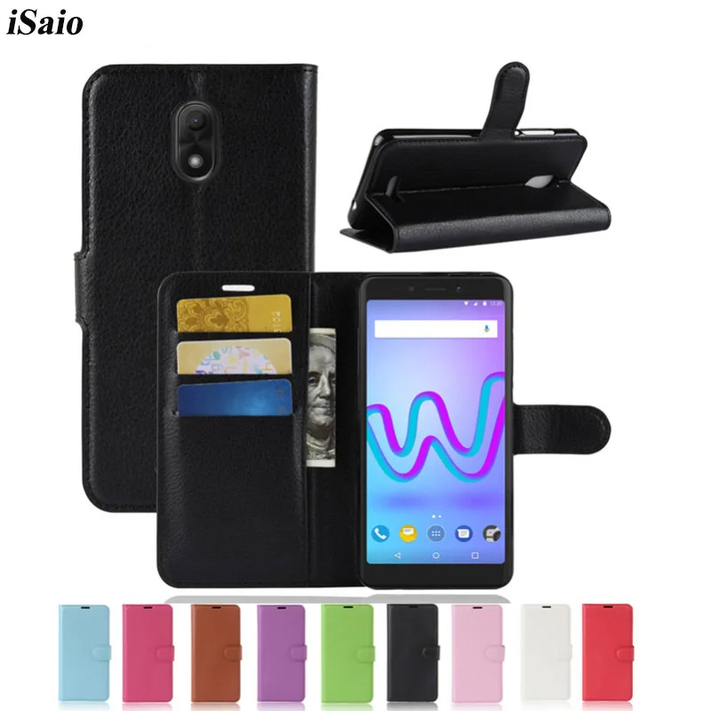 

Leather Case For Wiko Jerry 2 Wallet Cover For Wiko Jerry 2 Flip Phone Case Inner Silicone Stand Funda Coque Capas Para