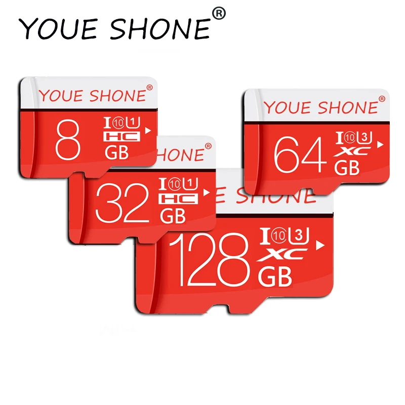 Высокая скорость Class10 Microsd 8 GB 16 ГБ, 32 ГБ, 64 ГБ Micro SD Card 128 GB мини-карты памяти SD Card 4 GB картао де memoria адаптер