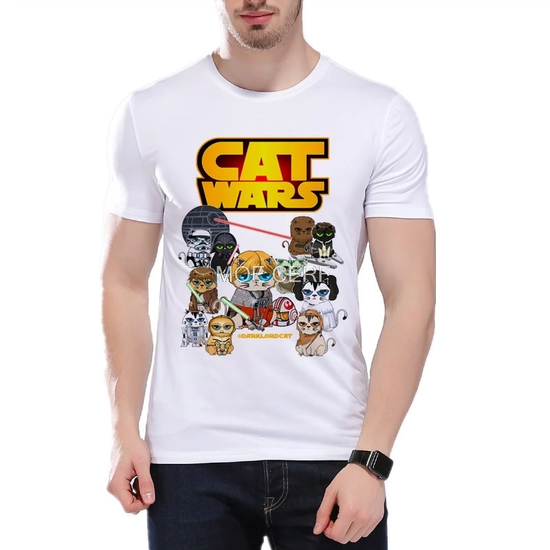 I am a dream cat print men's T-shirt femme camiseta Men funny MMA Cat T-shirts casual Summer Holiday Gift Brand clothing Y7-16 | Мужская